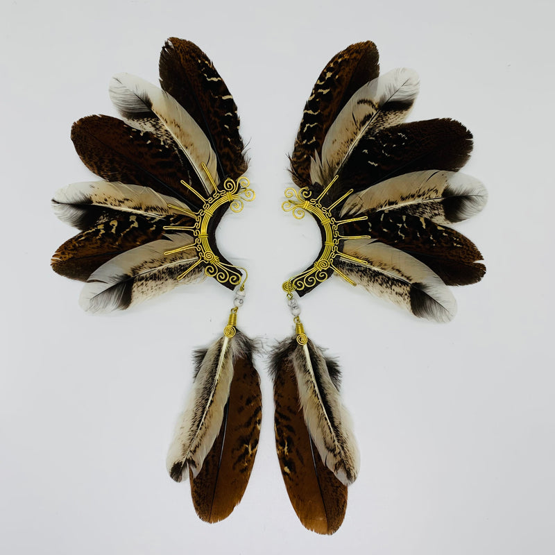 Feather wing Earrings 453