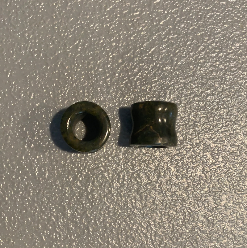 Earrings Jade plugs 5/8”