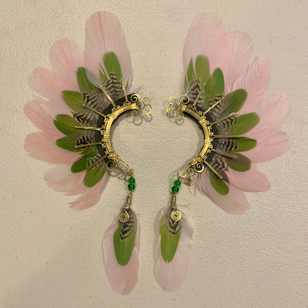 Feather wing cuff Earrings 763