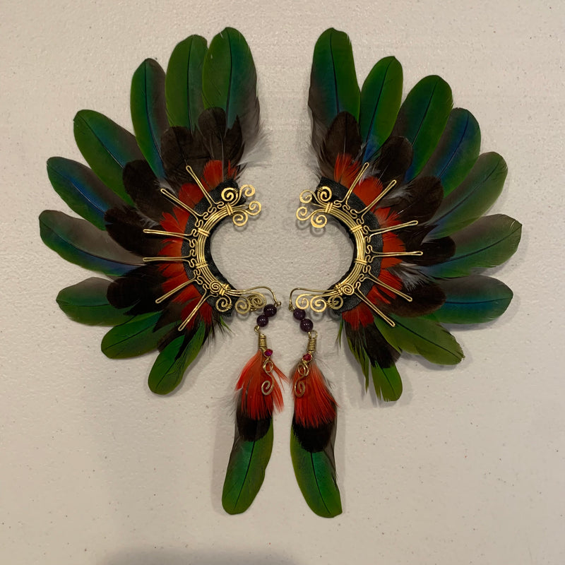 Feather wing Earrings 463