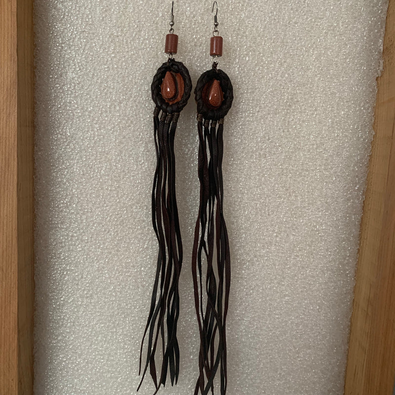 Leather Earrings 7