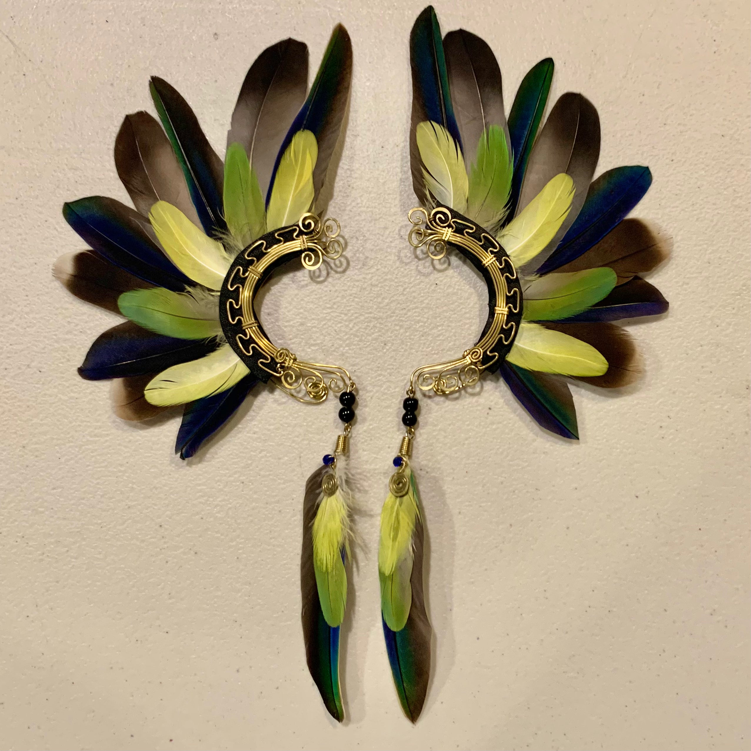 Feather wing cuff Earrings 714