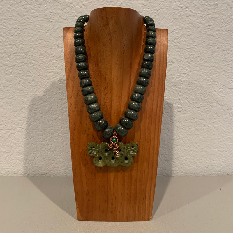 Necklace - Guatamala Jade Quetzalcoatl 37