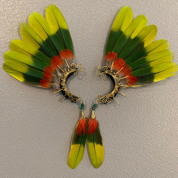 Feather wing Earrings 256