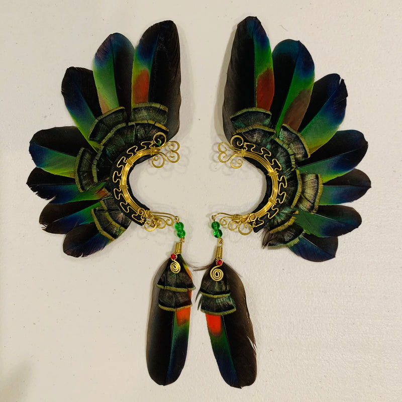 Feather wing Earrings 649