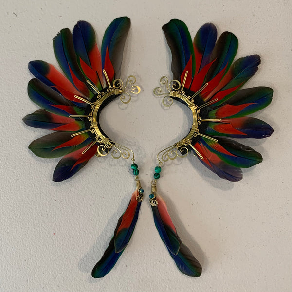 Feather wing Earrings 568
