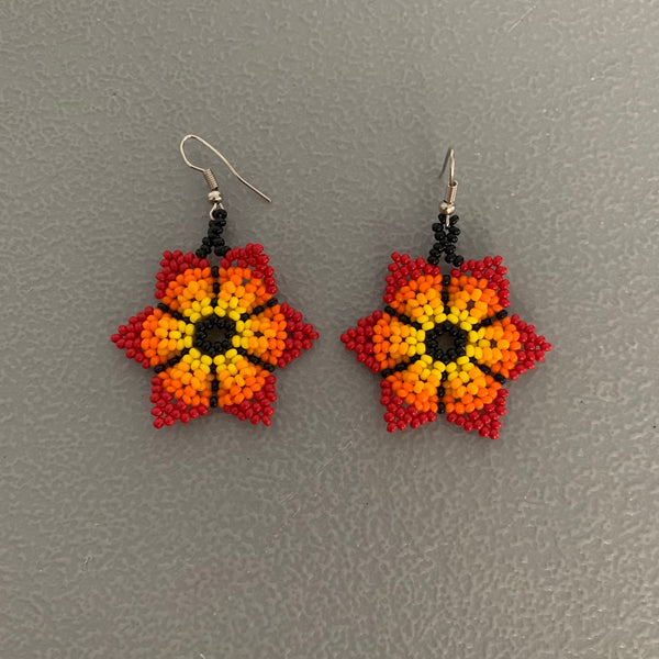 Beaded flower Earrings 11