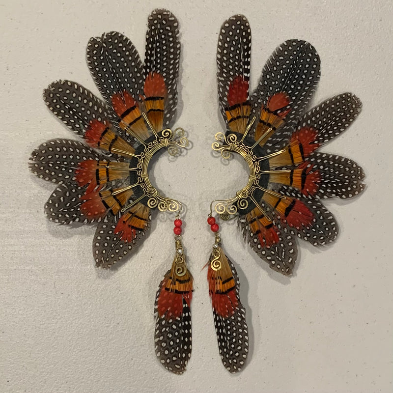 Feather wing Earrings 516