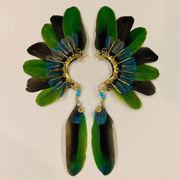 Feather wing cuff Earrings 808