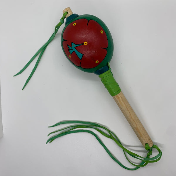 Aztec Dance Rattle painted 26