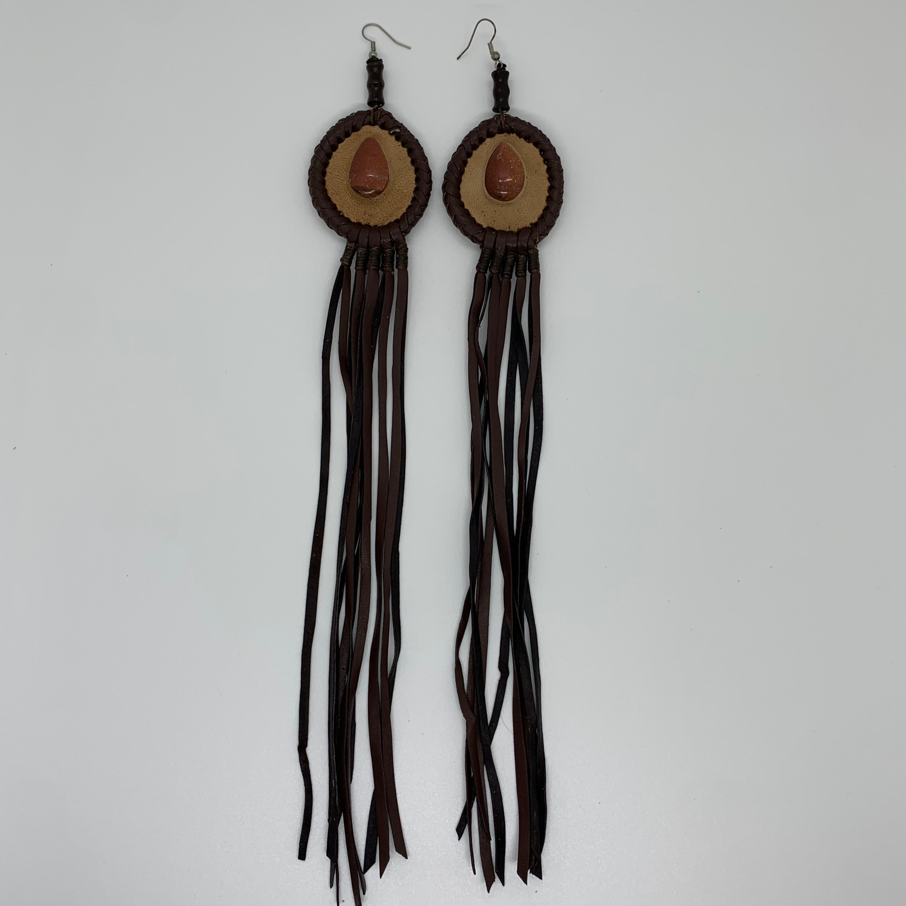 Leather Earrings 36