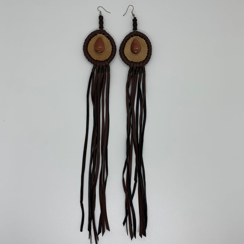 Leather Earrings 36