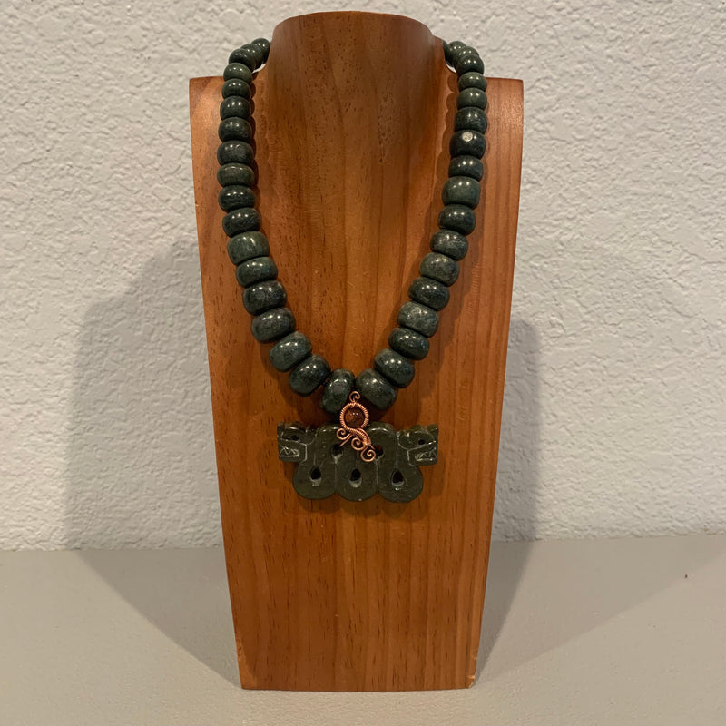 Necklace - Guatamala Jade Quetzalcoatl 36