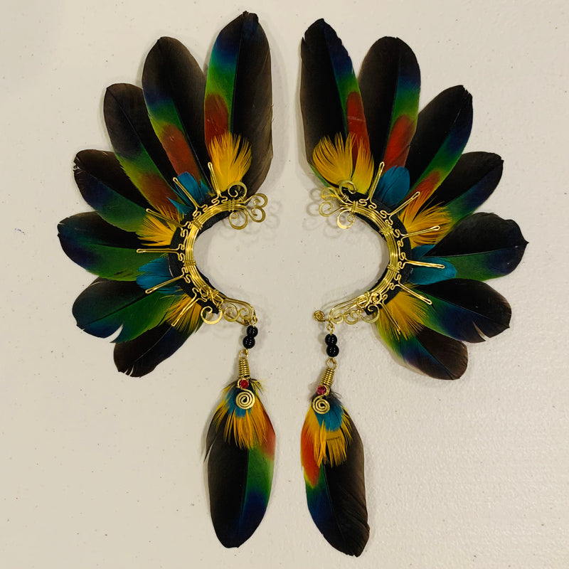 Feather wing Earrings 632