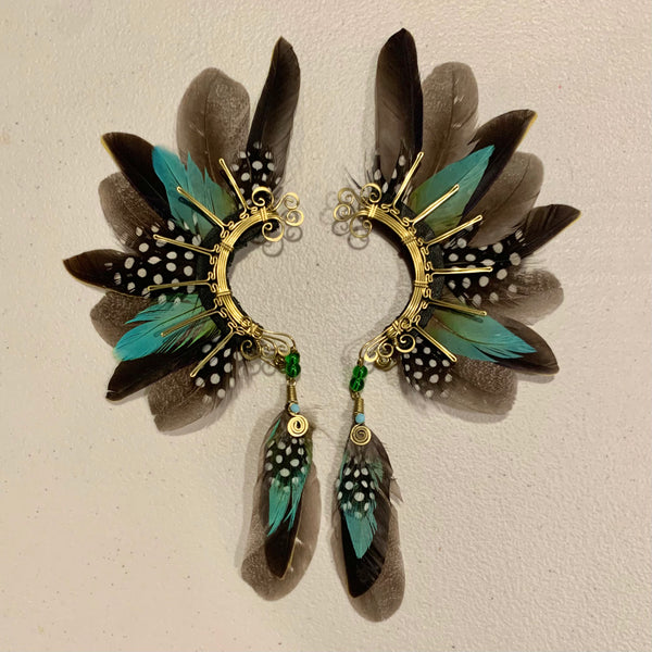 Feather wing cuff Earrings 750