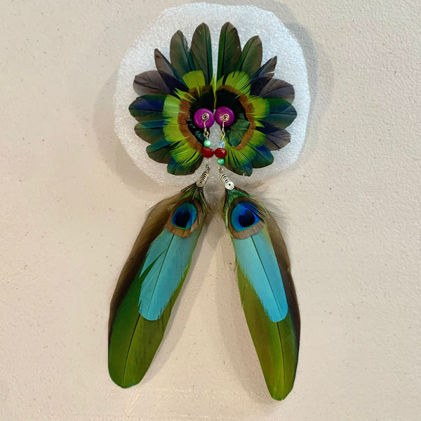 Feather wing Earrings 712