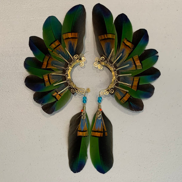 Feather wing Earrings 516