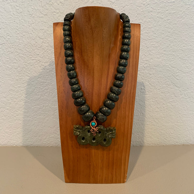 Necklace - Guatamala Jade Quetzalcoatl 41