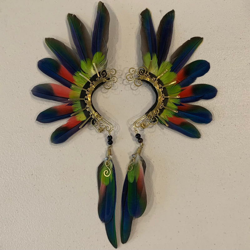 Feather wing Earrings 609