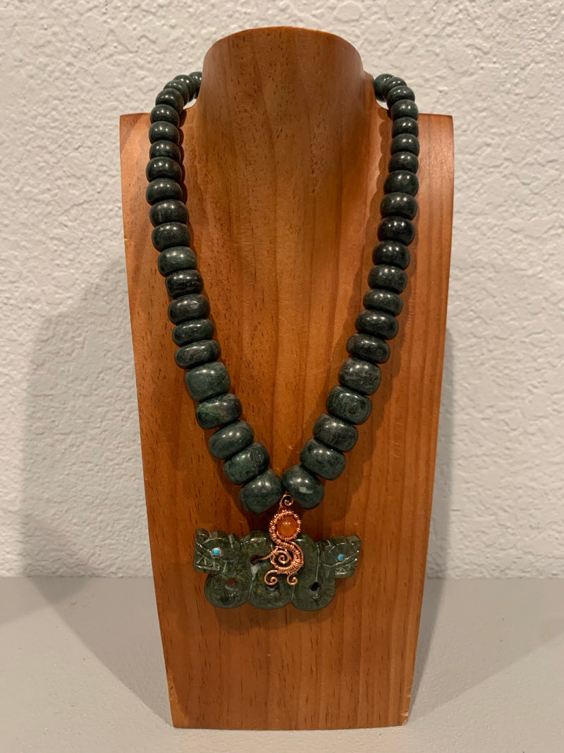 Necklace - Guatamala Jade Quetzalcoatl 21