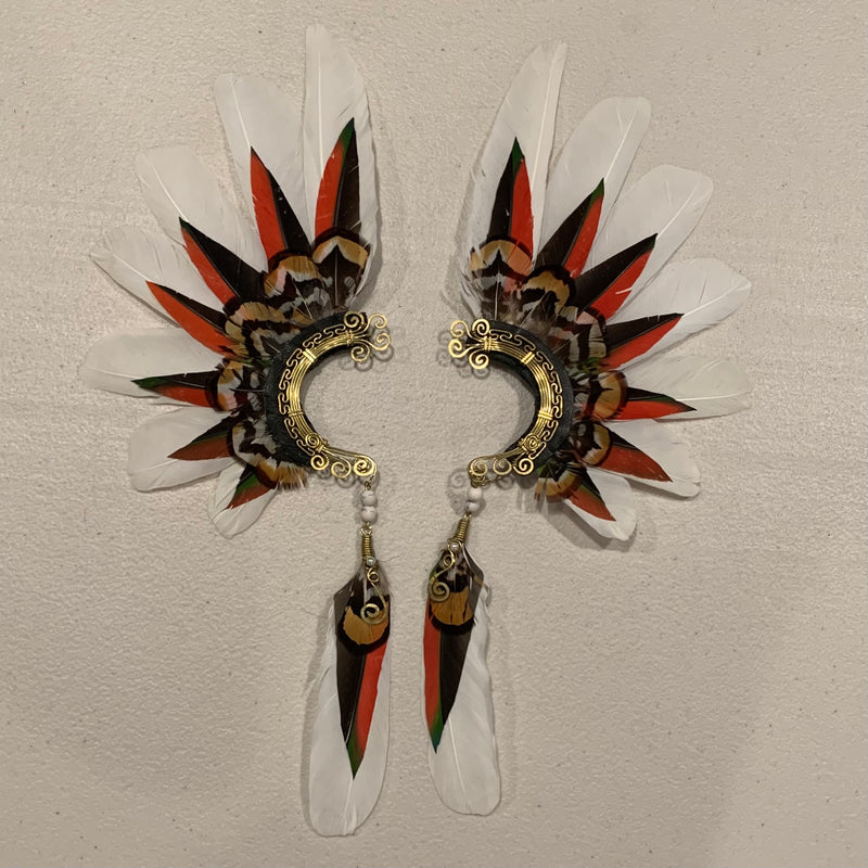 Feather wing Earrings 506