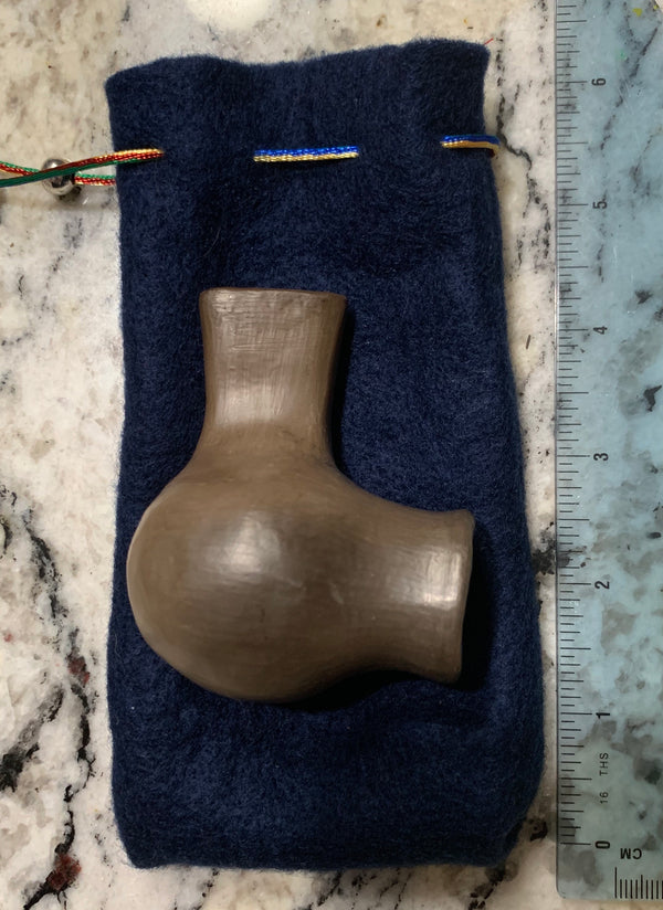 Clay Ocarine 3 - Aztec Pre-Colombian replica