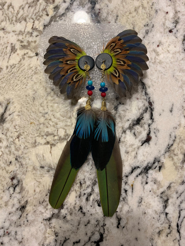 Feather wing Earrings 9