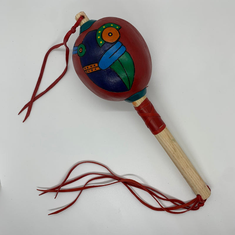 Aztec Dance Rattle painted 27