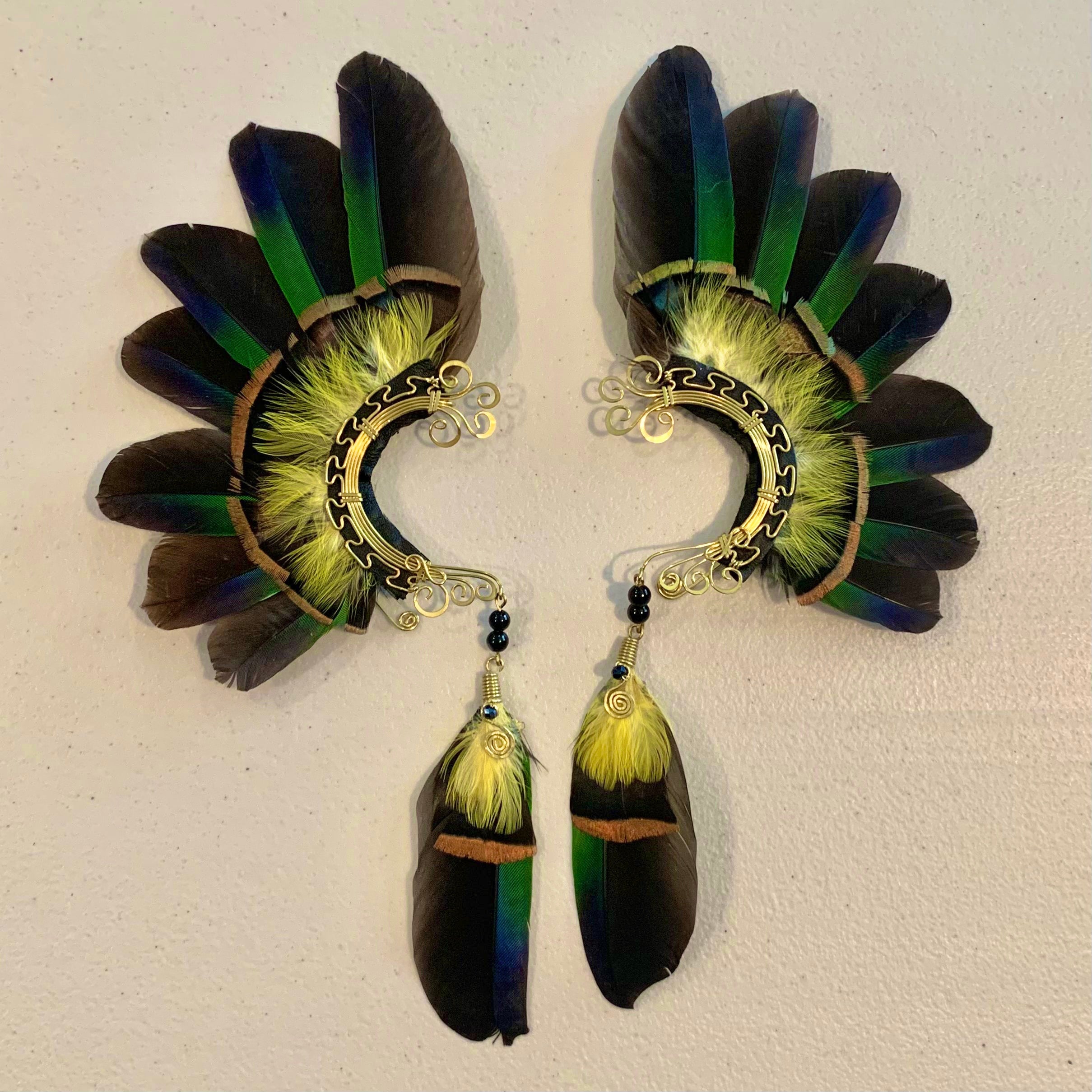Feather wing Earrings 612