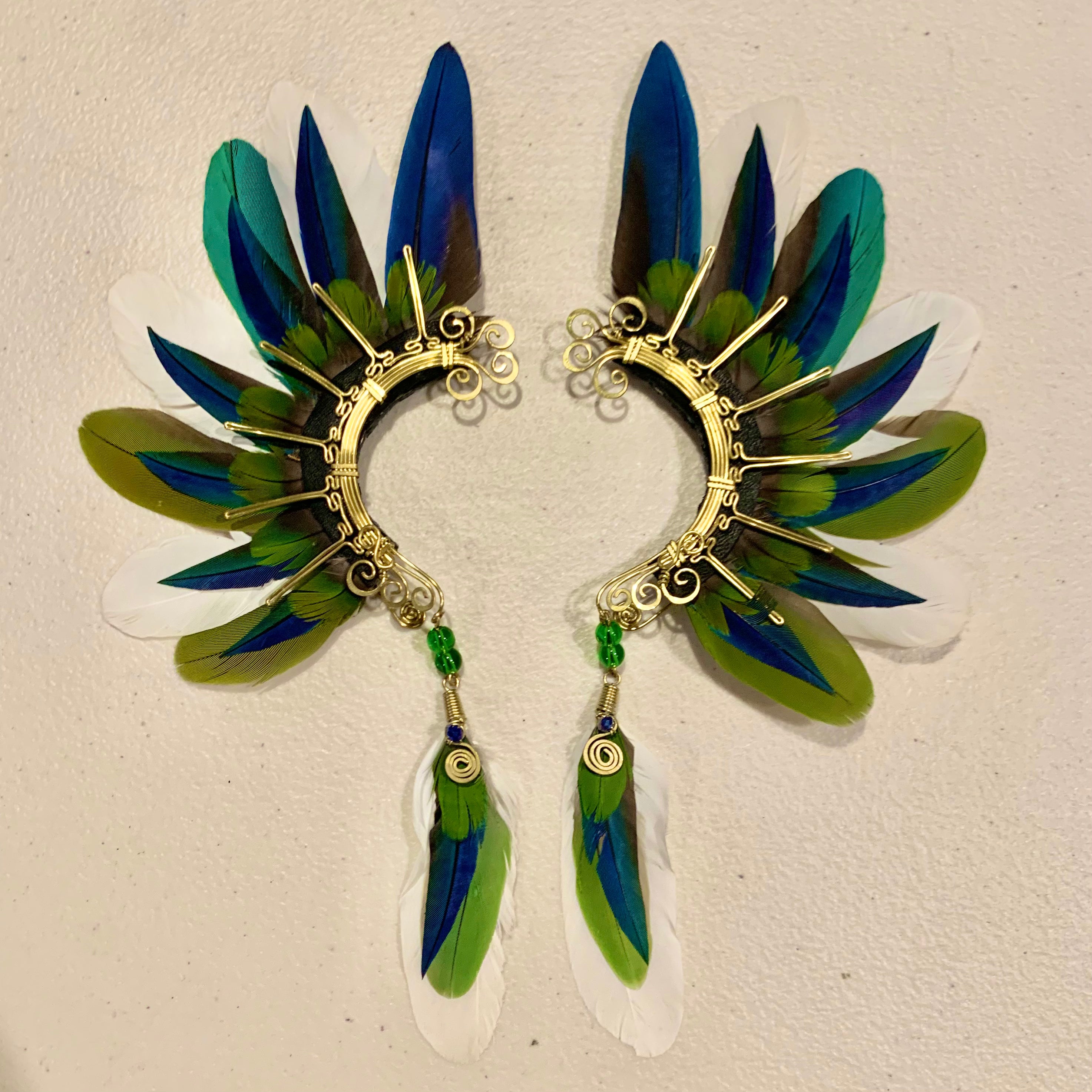 Feather wing cuff Earrings 742