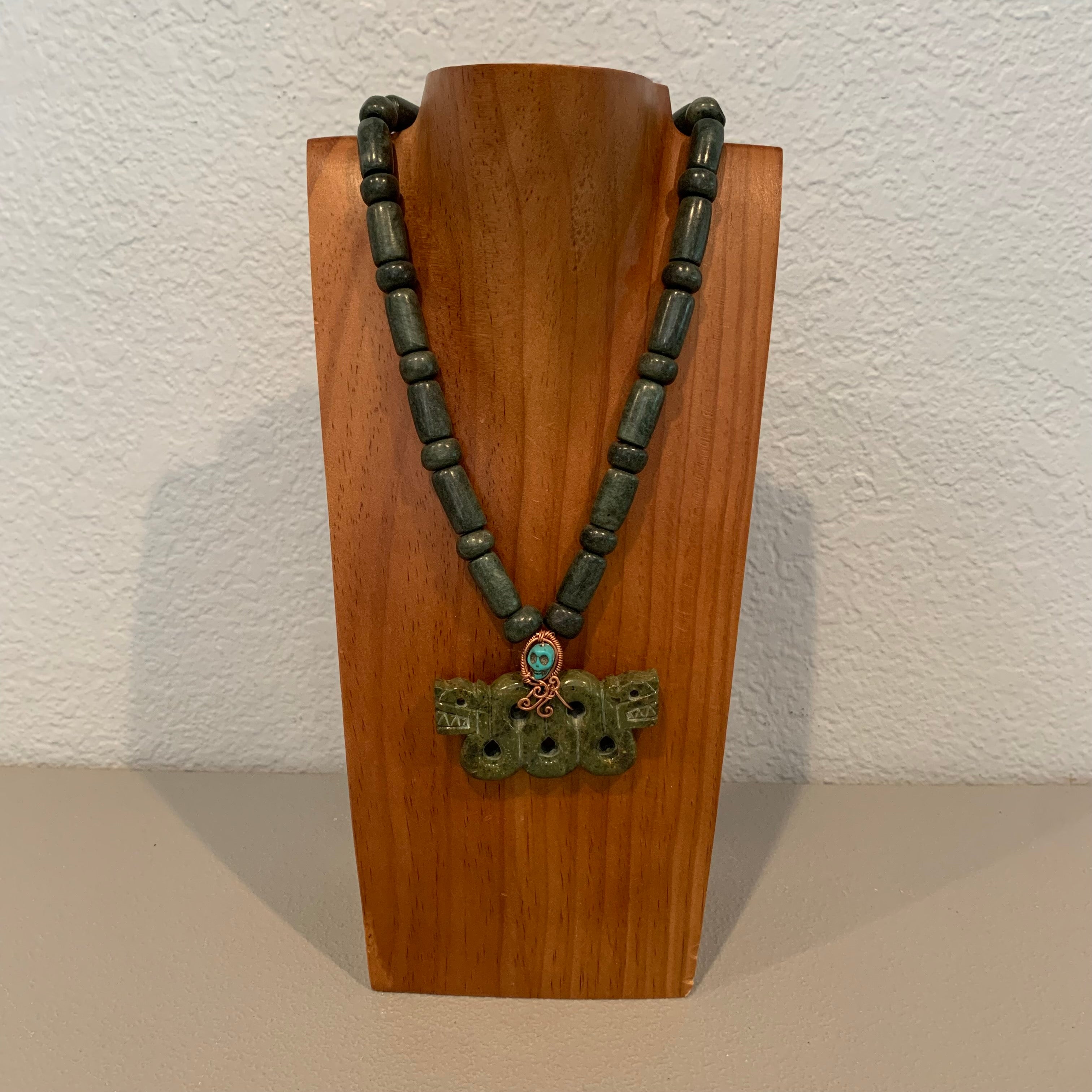 Necklace - Guatamala Jade Quetzalcoatl 33