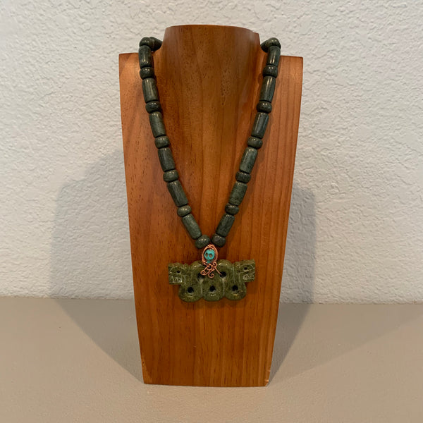 Necklace - Guatamala Jade Quetzalcoatl 33