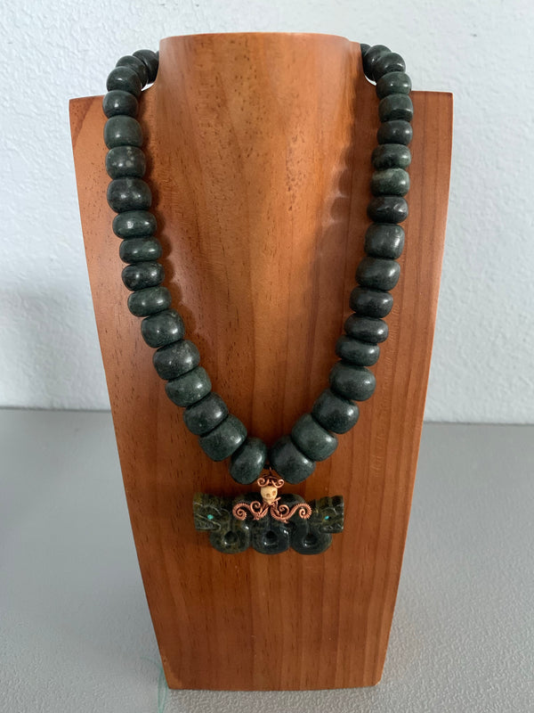 Necklace - Guatamala Jade Quetzalcoatl 6