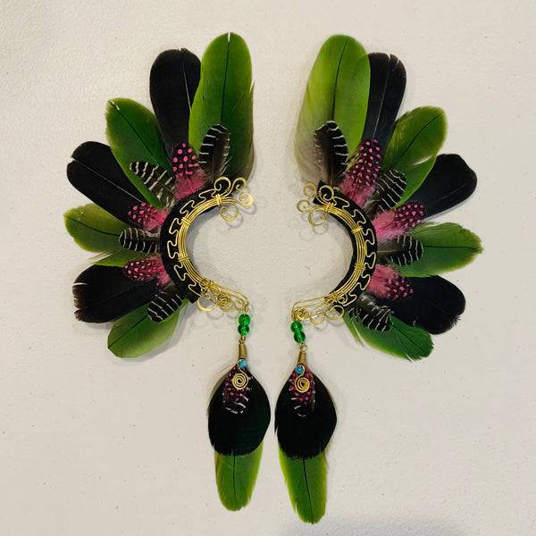 Feather wing Earrings 668