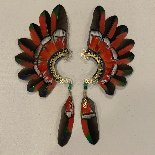 Feather wing Earrings 517