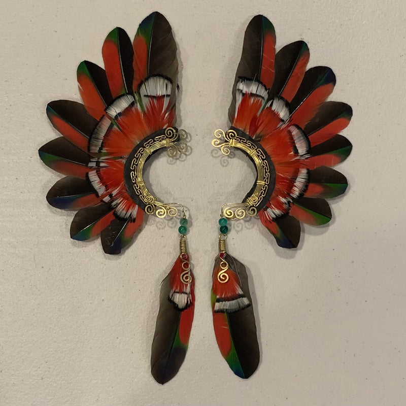 Feather wing Earrings 517