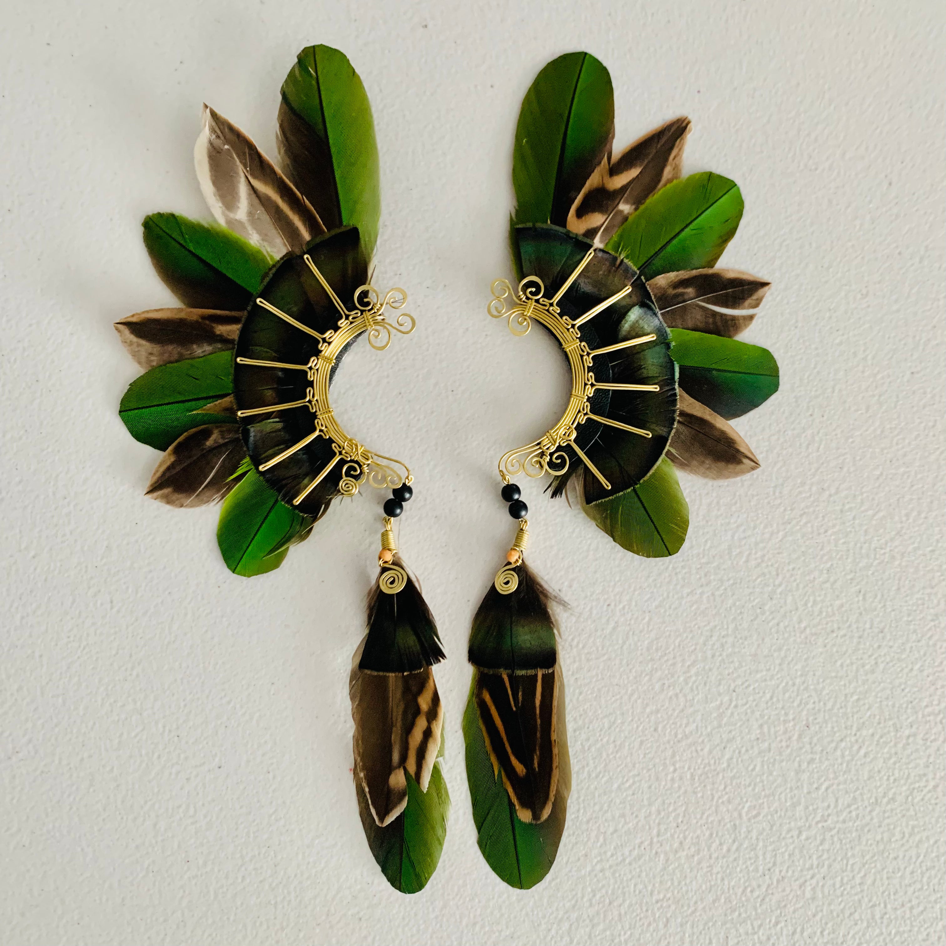Feather wing cuff Earrings 770