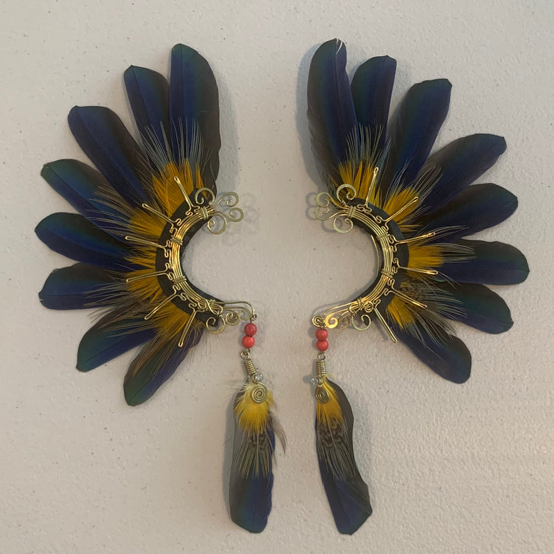 Feather wing Earrings 618