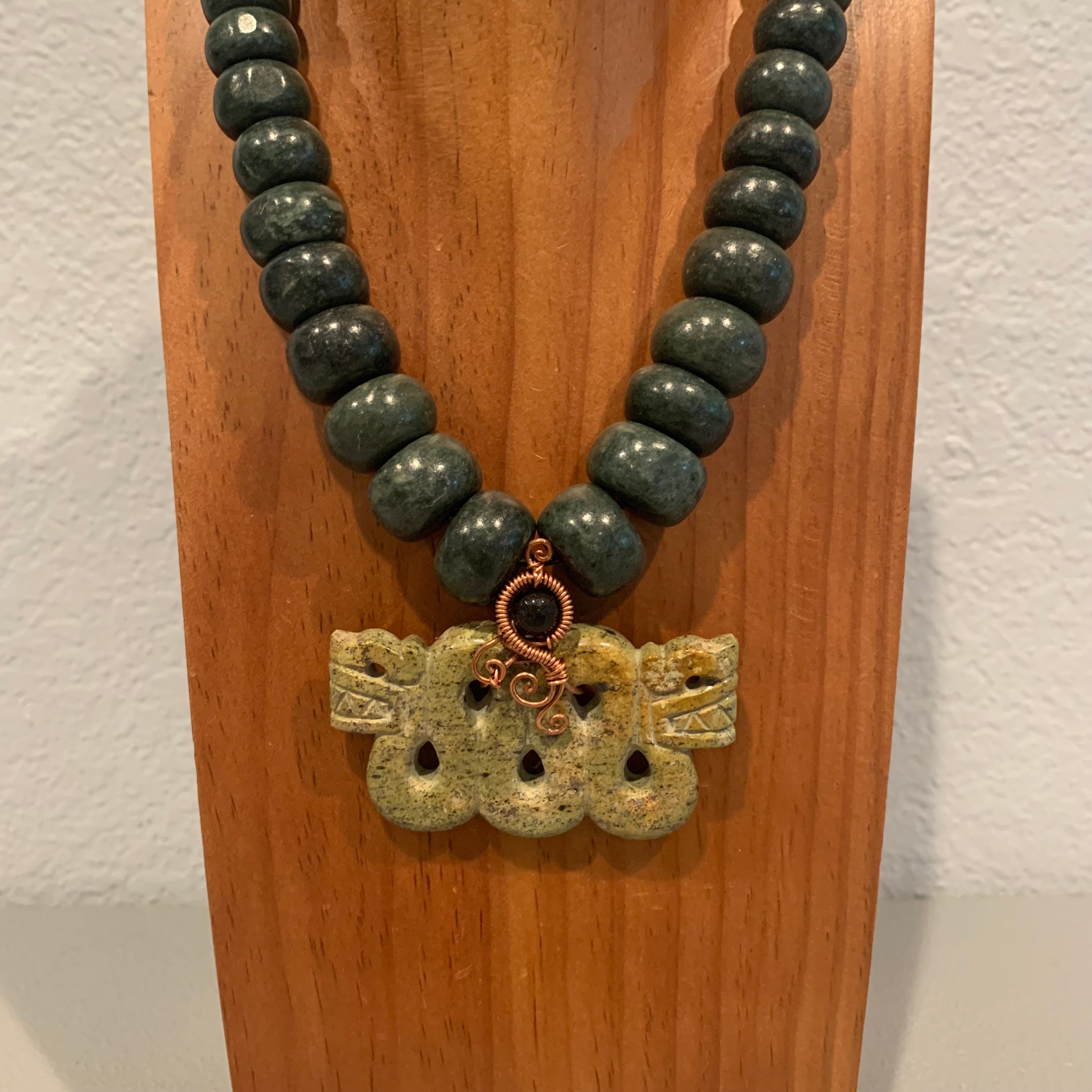 Necklace - Guatamala Jade Quetzalcoatl 39