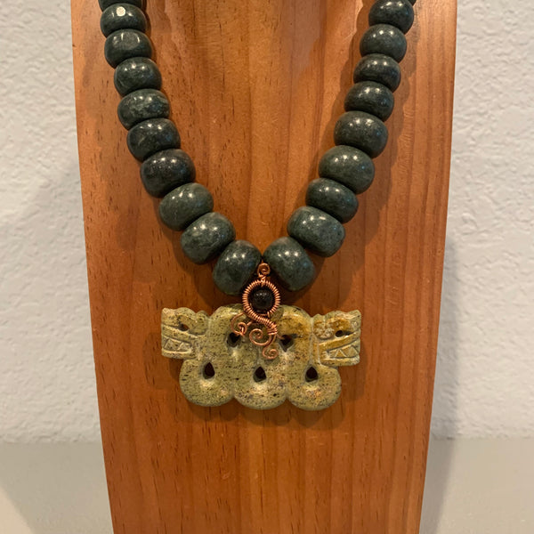 Necklace - Guatamala Jade Quetzalcoatl 39