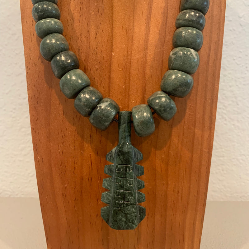 Necklace - Guatamala Jade Macuahuitl