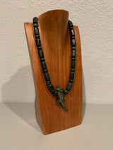 Necklace - Guatamala Jade and Quetzal bird 2