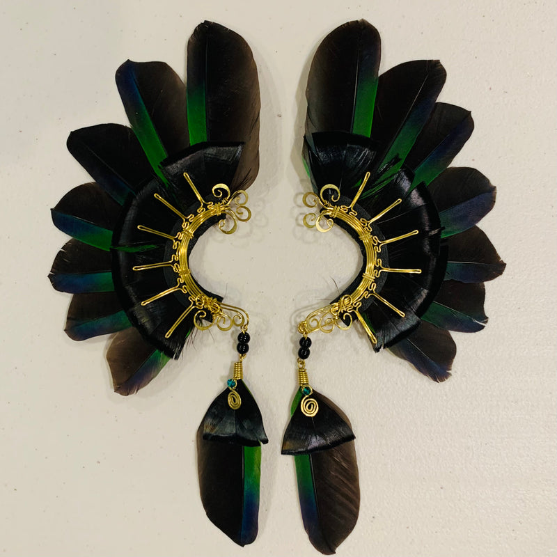 Feather wing Earrings 637