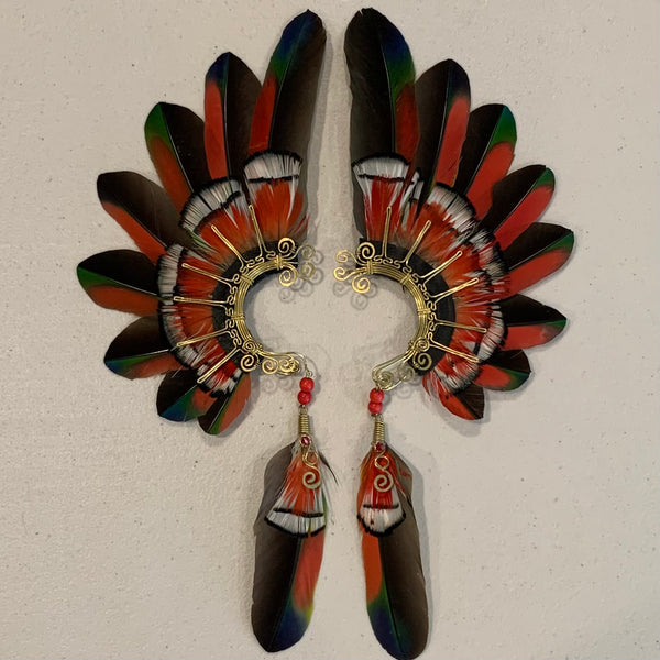 Feather wing Earrings 487