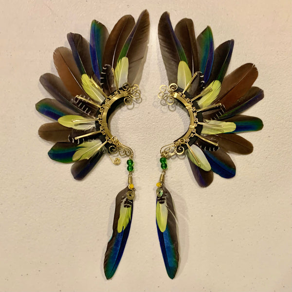 Feather wing cuff Earrings 710