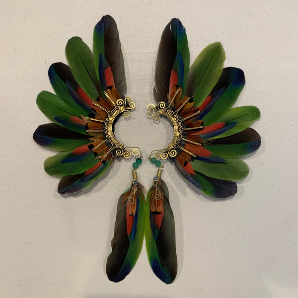 Feather wing Earrings 464