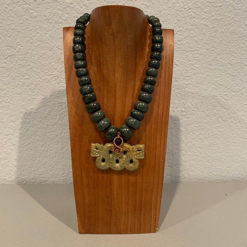 Necklace - Guatamala Jade Quetzalcoatl 39