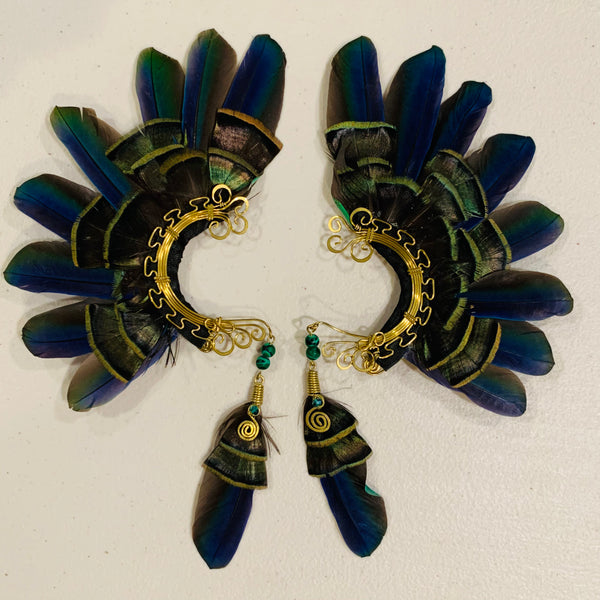 Feather wing Earrings 636