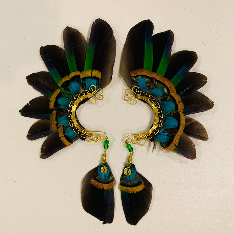 Feather wing Earrings 646