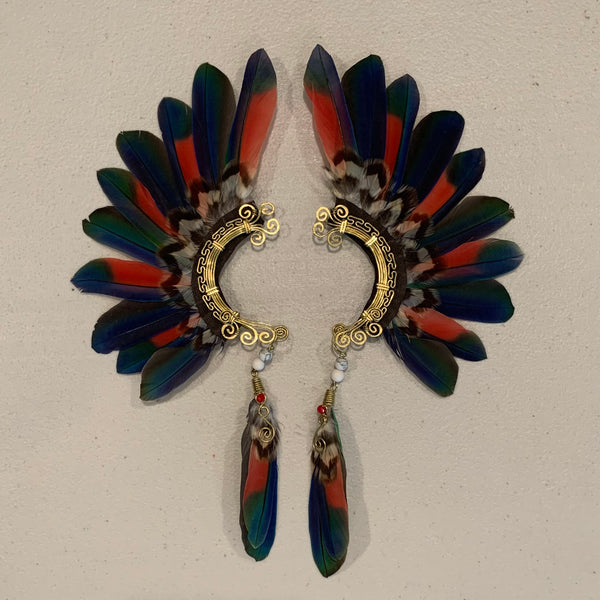 Feather wing Earrings 546